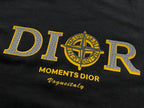 Black Yellow Logo Dior T-Shirt