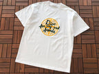 Black White Compass Stone Island Dior T-Shirt