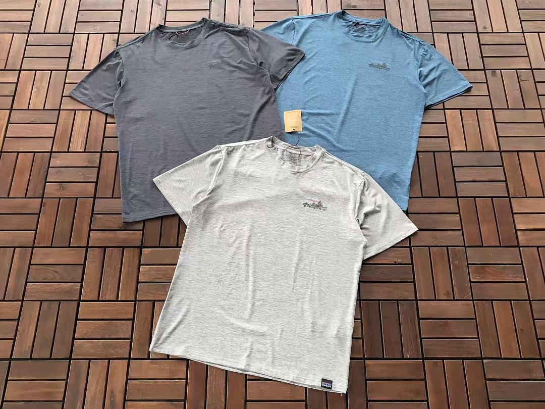 Multicolor Landscape Logo Patagonia T-Shirt