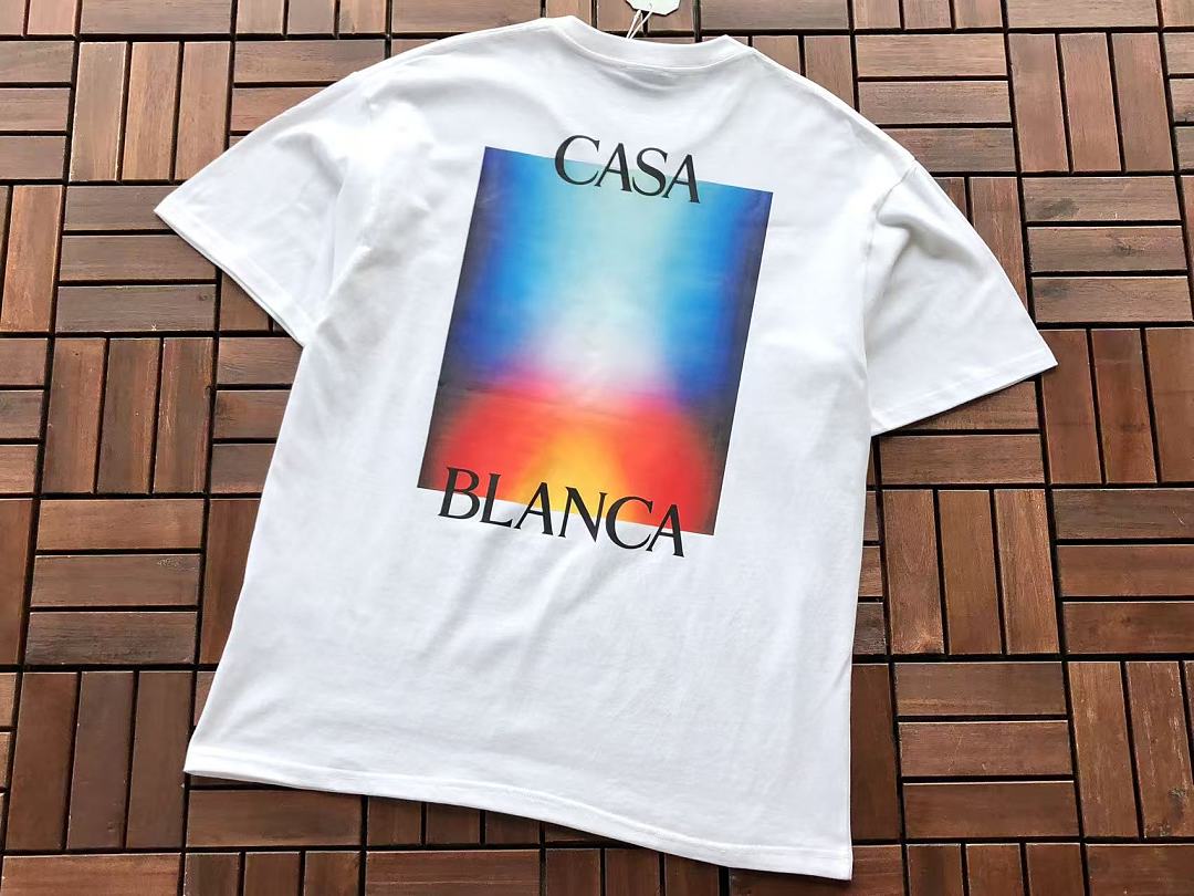 Black White Color Block Casablanca T-Shirt