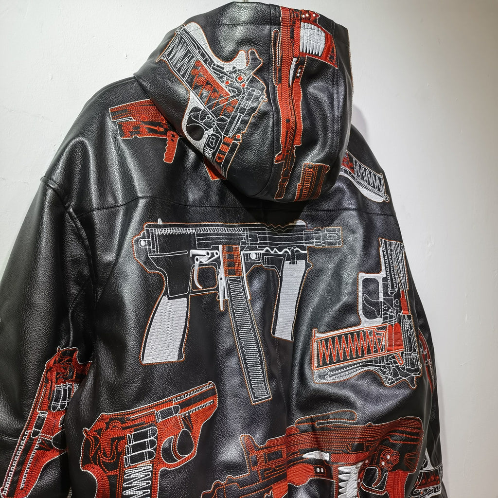 Supreme Diagram Print Hooded Jacket