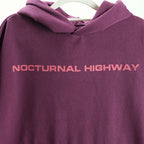 Sp5Der Nocturnal Highway Hoodie Dark Purple