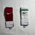 Nike Everyday Plus Crew Socks - Dark Red/White