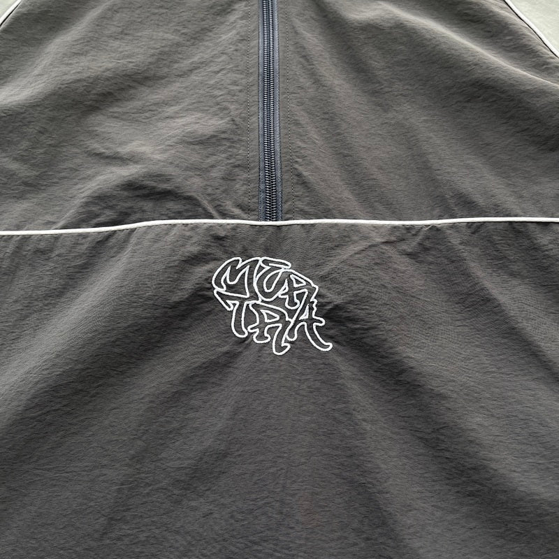 Mertra Layered Mesh Jersey - Dark Grey