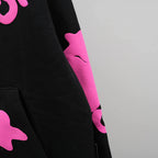 Sp5Der Beluga Angel Number Hoodie Black