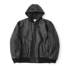Supreme Jordan Faux-Leather Hooded Jacket