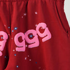 Sp5Der Worldwide Red Angel Number 555 Sweatpants