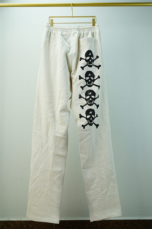 Hellstar Lf You Dont Like Us Beat Us Sweatpants White