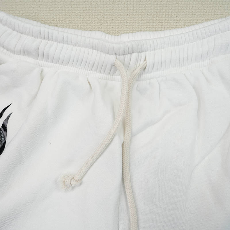 Hellstar Flame Shorts White