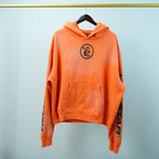 Hellstar Fire Orange Hoodie Orange Dye