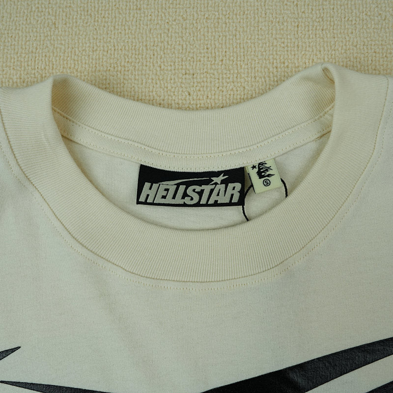 Hellstar Gel Sport Logo T-Shirt White/Blue