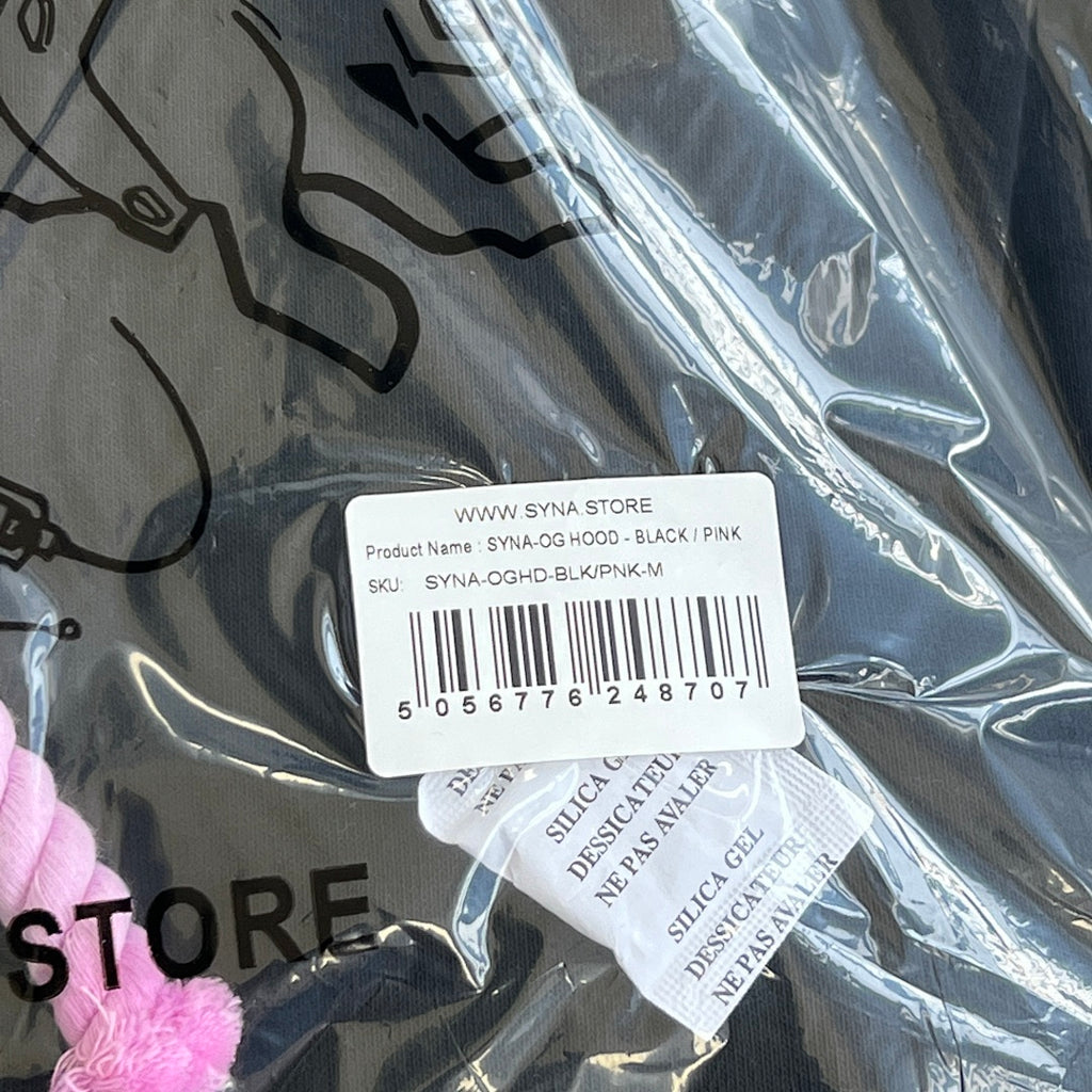 Hoodie Set Black Pink