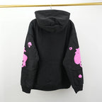 Sp5Der Beluga Angel Number Hoodie Black