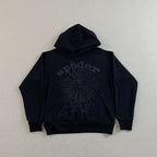 Sp5der Phantom Web Hoodie Black