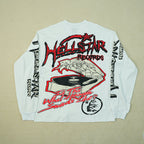 Hellstar White Studios Records Long Sleeve