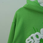 Sp5Der Web Hoodie Slime Green
