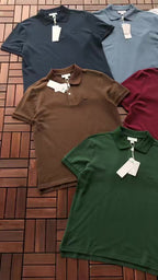 Lacoste Garment-Dyed Tonal Logo Polo Shirt