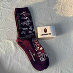 Shark Graphic Striped Crew Socks 2-Pack