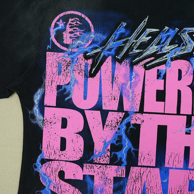 Hellstar Powered Bythe Star T-Shirt Black