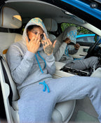 Syna-World Tracksuit - Grey-Blue
