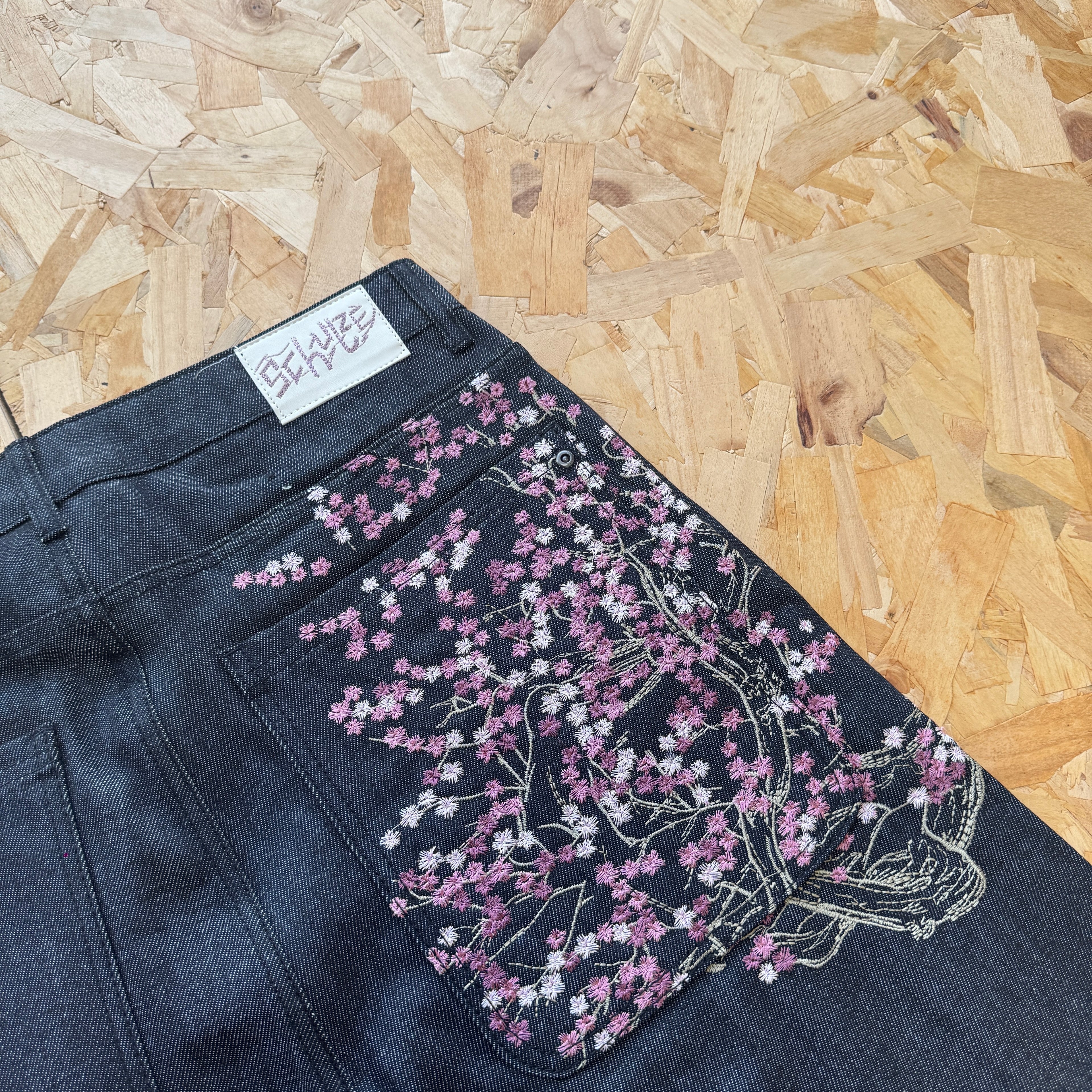 Derschutze Blossom Selvedge Shorts - Dark Denim