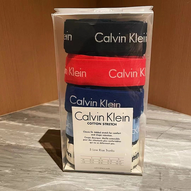 Calvin Klein Boxer Briefs 5-Pack - Black/Multi