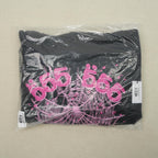 Sp5der Angel Number Hoodie Black