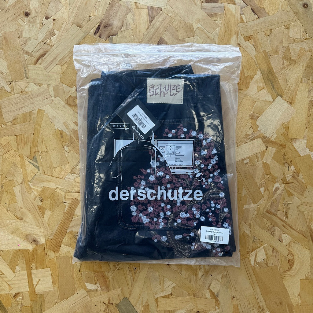 Derschutze Blossom Selvedge - Indigo