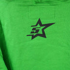 Sp5Der Punk V2 Rhinestone Hoodie Bright Green