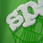 Sp5Der Web Hoodie Slime Green
