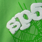 Sp5Der Web Hoodie Slime Green