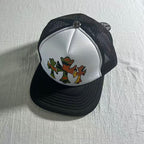 Camouflage Cross Logo Mesh Trucker Cap
