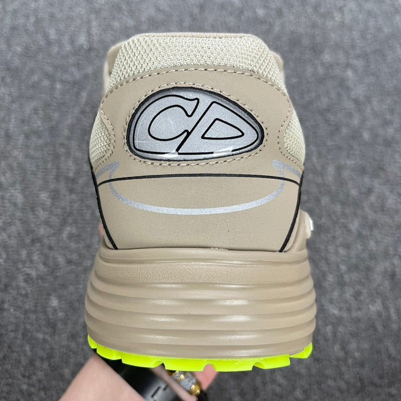 Dior B30 Sneaker — Beige Fluorescent Green
