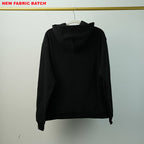 Sp5Der Rhinestone Logo Hoodie Black