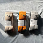 Nike Tie-Dye Crew Socks - Cream/Orange/Gray