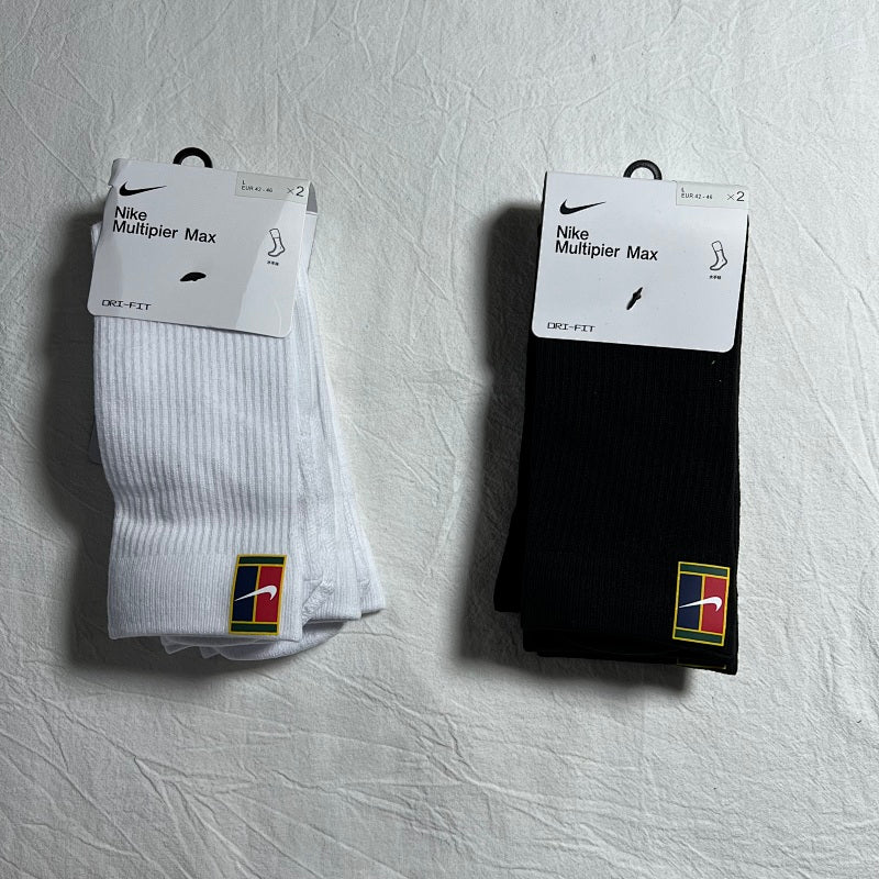 Nike Multiplier Max Crew Socks - Black/White