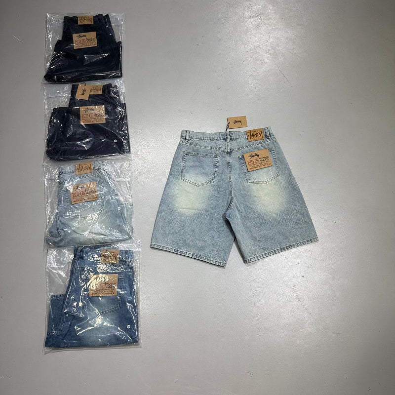 Stussy Denim Shorts - Wash Water Black Label
