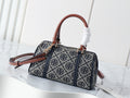 TORY BURCH Mini Satchel - Navy/Cognac