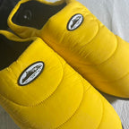 Quilted Puffer Slip-On Slippers with Storage Bag