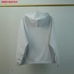 Sp5Der Rhinestone Logo Hoodie White