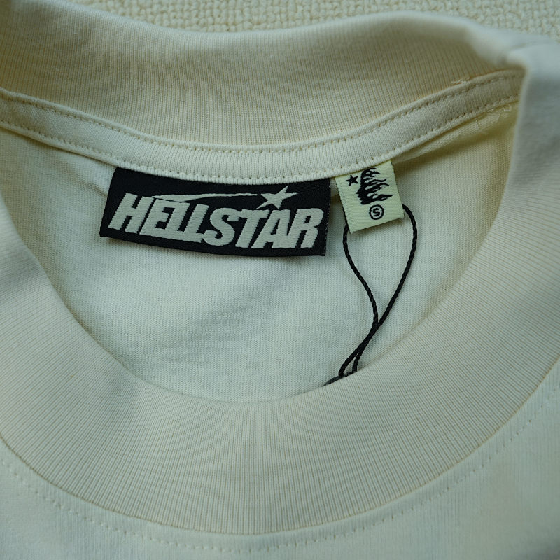 Hellstar Classic T-Shirt (Regular Print) White/Orange