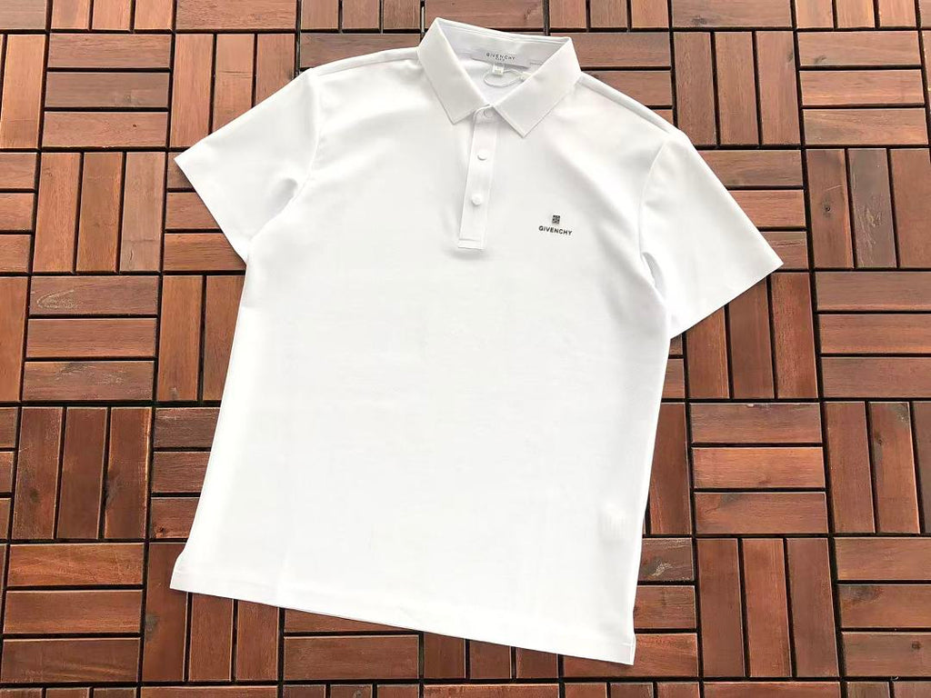 White Small Logo Polo Shirt
