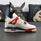 Nike Air Jordan 4 Retro x Bike Air - Sail/Red
