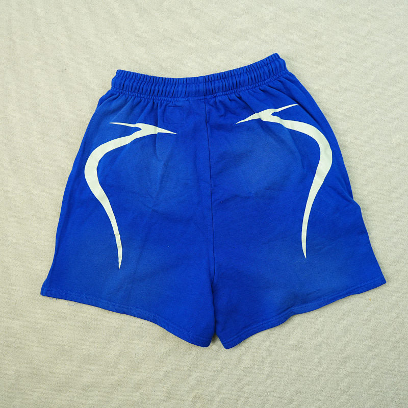 Hellstar Warm Up Shorts Blue