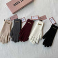 Knit Winter Gloves Five Color Set