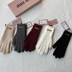 Knit Winter Gloves Five Color Set