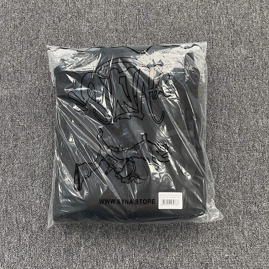 Zip Hoodie Black