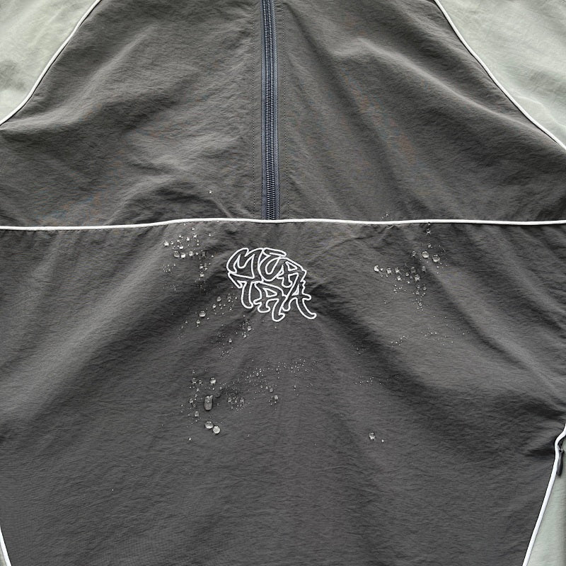 Mertra Layered Mesh Jersey - Dark Grey