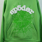 Sp5Der Web Hoodie Slime Green