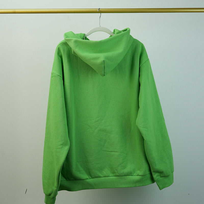 Sp5Der Web Hoodie Slime Green